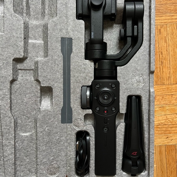 Black Camera Stabilizer Gimbal